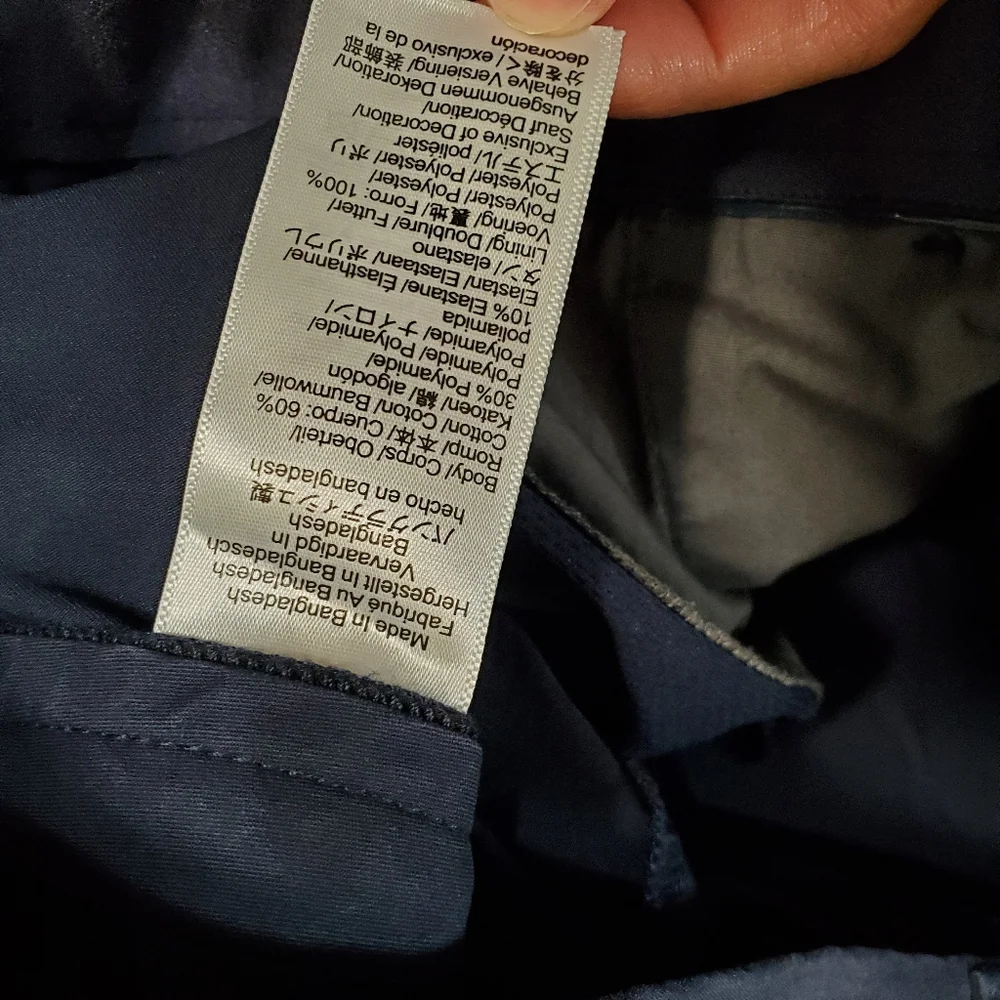 J. Crew‎ Blue Chinos Tailored Cotton Twill